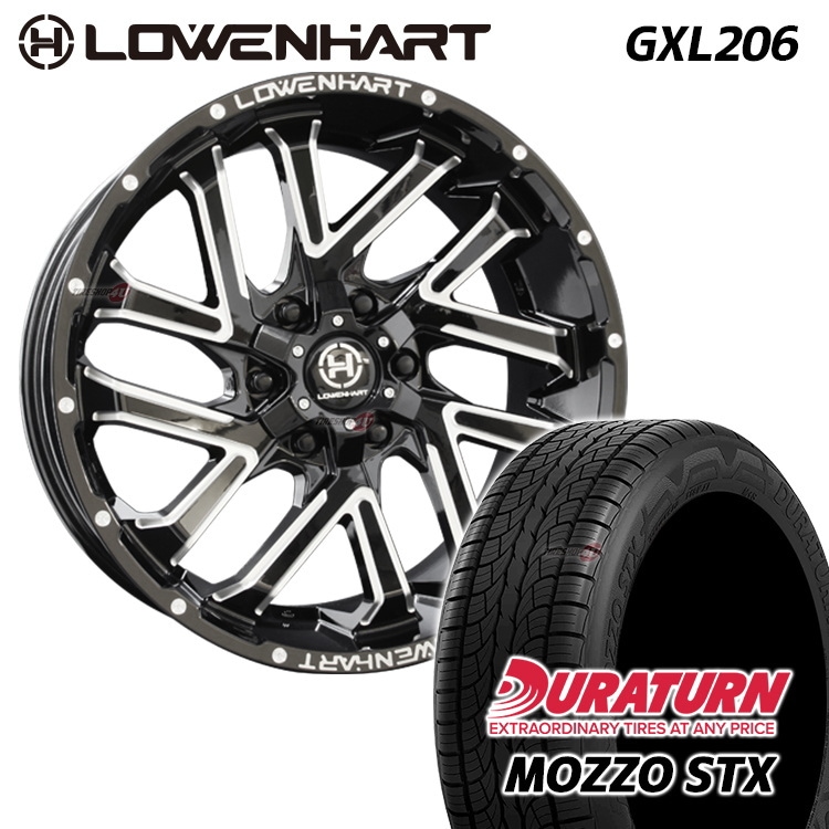 LOWENHART GXL206 20x8.5 6/139.7 ET20 MOZZO STX 275